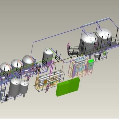 Automated  Turnkey Coating Production Line Automated Powder Coating Line For Coating Processes