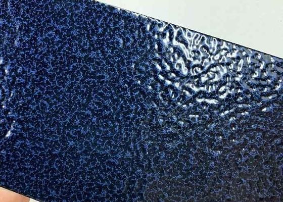 Blue Hammer Texture Thermosetting Outdoor Powder Coating Metallic Effect