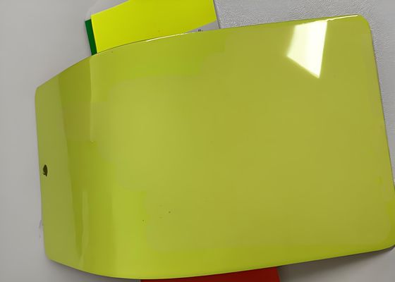 Fluorescent Thermoset Epoxy Polyester Powder Coating Paint UV Resistant