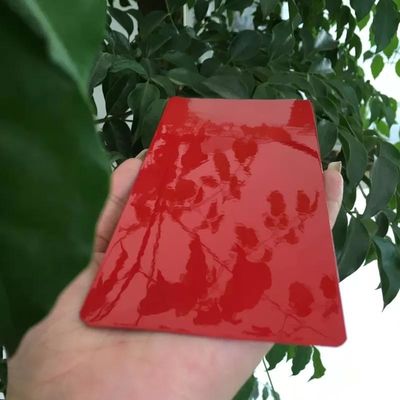 Red High Gloss Epoxy Polyester Powder Coating Electrostatic For Metal Furniture