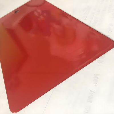 Red High Gloss Epoxy Polyester Powder Coating Electrostatic For Metal Furniture