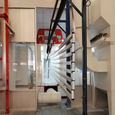 Automatic Fence Cabinet Door Window Frame Aluminum Profiles Powder Coating Line