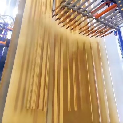 Automatic Fence Cabinet Door Window Frame Aluminum Profiles Powder Coating Line