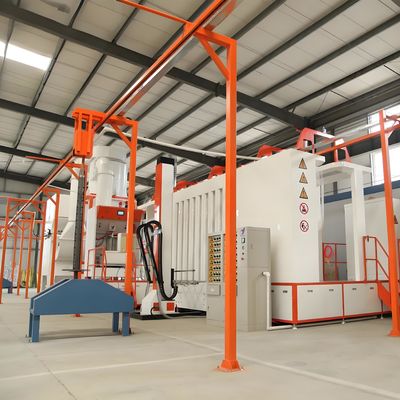 Quick Release Filter Recovery Powder Spray Booth for Powder Coating