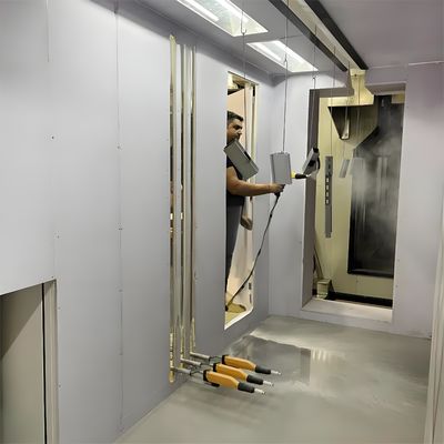 Automatic Powder Coating Booth with Filter Recovery for Aluminium