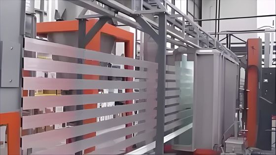 Fast Change Color Powder Coating Booth with Cyclone Recovery System