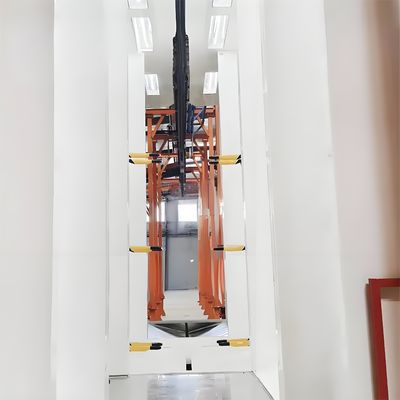 Fast Change Color Powder Coating Booth with Cyclone Recovery System