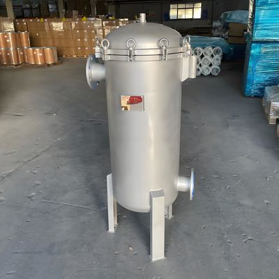 Stainless Steel 304 Cartridge Filters 3-Bags 10-Bar Pressure For Electrocoating Progress