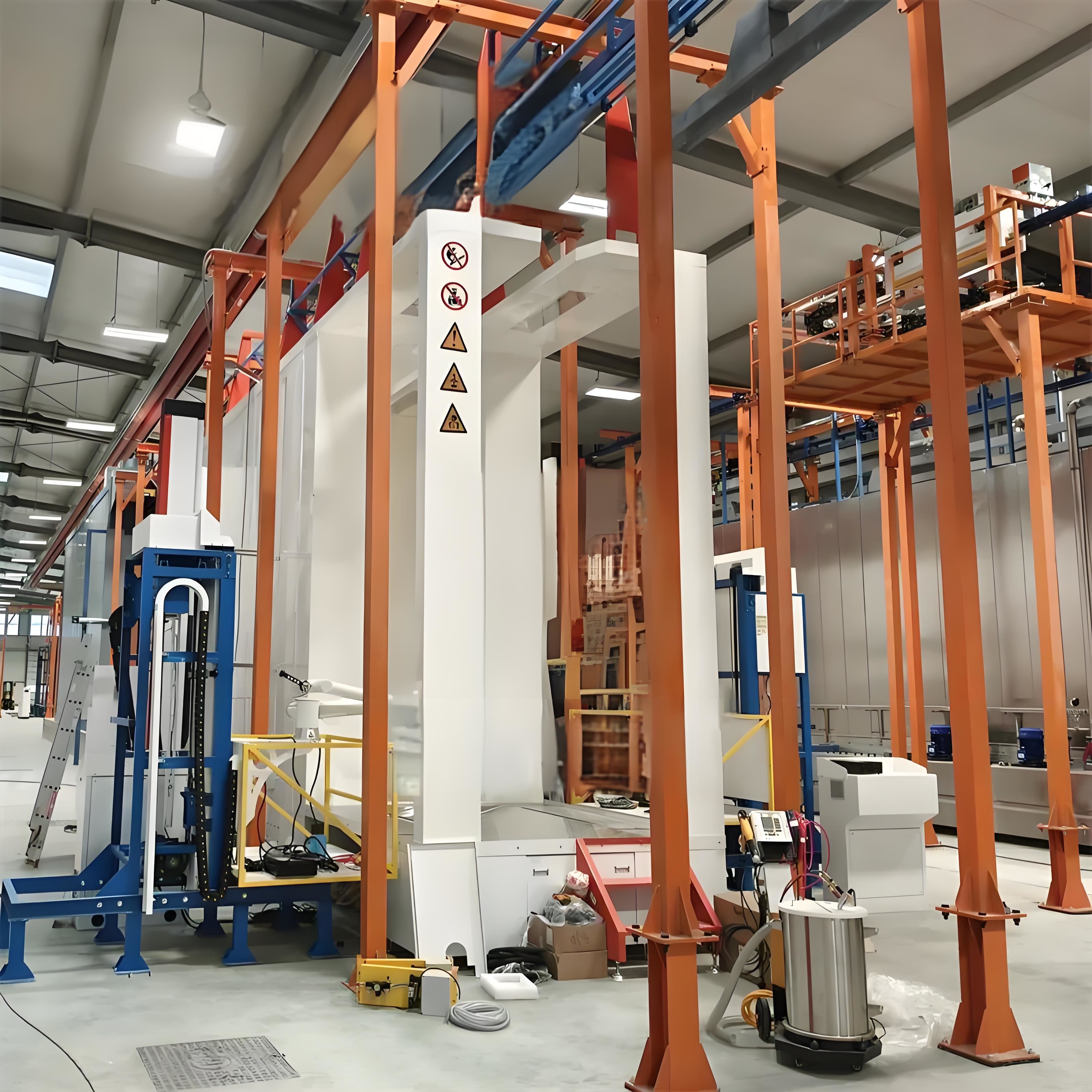 Quick Powder Coating Efficient Powder Coating Quick Color Change Booth for Enhancing ...