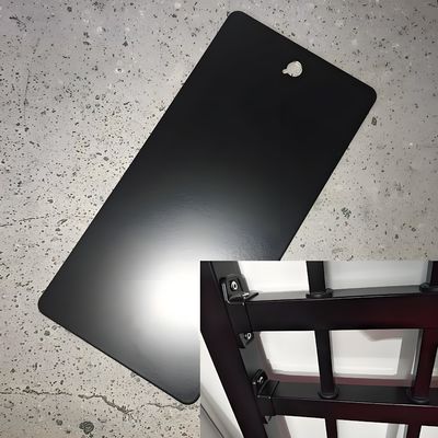 Matt Black Epoxy Powder Coating for Steel Doors and Storage Shelves